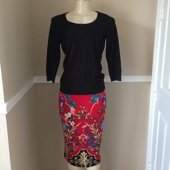  NEW Colorful Body Hugging Pencil Skirt - Picture 3 of 4